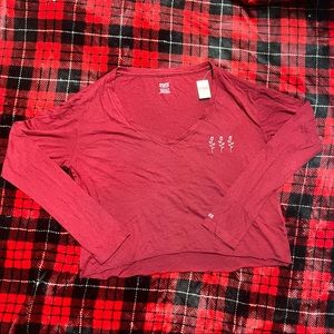Pink Victorias Secret long tee